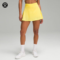 lululemon丨Lightweight 女士轻盈版高腰网球裙速干芯吸 LW8AK7S 光束黄 14