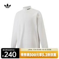 adidas 阿迪达斯 Originals三叶草2024年男女Mock Neck卫衣 IY7377 XL