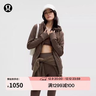 lululemon丨Scuba 女士拉链连帽衫 *加绒 LW4ATWS 加热浓缩咖啡 4