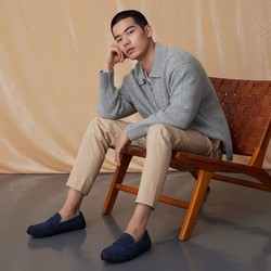 Clarks 其乐 日常通勤 舒适一脚蹬豆豆鞋男休闲鞋 奥斯威