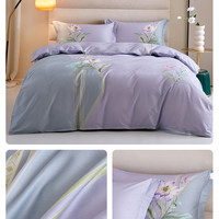 A类100%新疆长绒棉三件套被套纯棉全棉加厚磨毛被罩200x230秋冬季