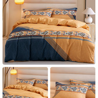 A类100%新疆长绒棉三件套被套纯棉全棉加厚磨毛被罩200x230秋冬季