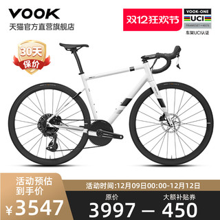 VOOK ONE自行车公路车轻量8.3kg单盘13速碳纤维前叉油压碟刹赛车