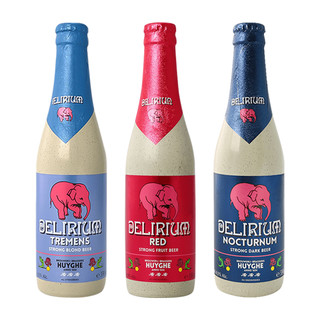 奇盟 Delirium 奇盟 粉象啤酒 组合装 330ml*3瓶