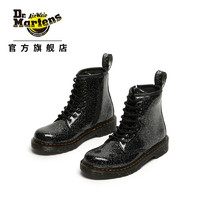 Dr.Martens 1460 J 经典简约时尚短靴英伦黑色儿童8孔马丁靴 黑色 34