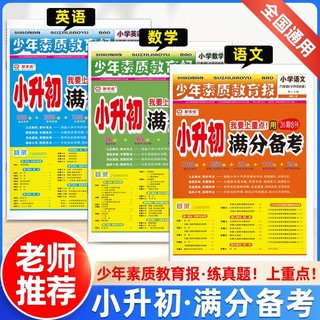 15天满分备考新全优少年素质教育报 期末总复习冲刺100分 六下(小升初) 语文(人教版)