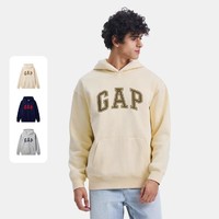 Gap 盖璞 情侣款连帽抓绒卫衣 658648