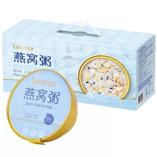 Lecmor 厚椰乳燕麦燕窝粥252克*6碗*2件