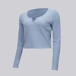 lululemon丨Cotton-Blend 女士棉混纺长袖亨利衫 LW3GURS