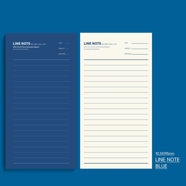 iplaybox 日本iplaybox周计划本便携口袋本ins小笔记本短期速记本横线方格