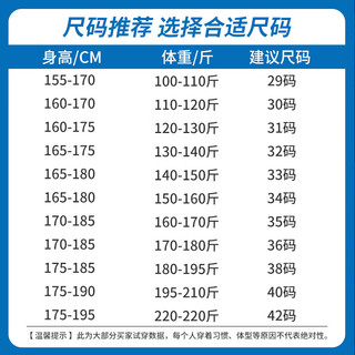 真维斯（Jeanswest）凉感冰丝裤子夏季经典牛仔裤男士宽松弹力简约直筒青中年休闲长裤 加绒 91R牛仔蓝【冬季】 35 【160-170斤】 91R牛仔蓝【冬季加绒】