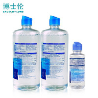 BAUSCH+LOMB 博士伦 润明清透隐形眼镜护理液355ml*2+120ml美瞳护理液