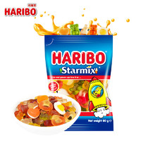 HARIBO 哈瑞宝 儿童糖果土耳其进口小熊橡皮糖儿童零食qq软糖果星满贯80g