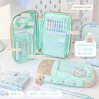 ROSY POSY 花与诗 RosyPosy笔袋2024新款女生大容量文具盒女孩款ins风铅笔袋男孩设计感小众文具袋款烧饼包可立铅笔盒