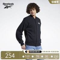 Reebok锐步男女JACKET经典休闲加绒舒适百搭时尚立领夹克外套 HC0037 A/M