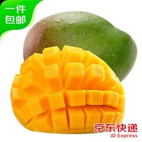 京鲜生攀枝花凯特芒果 4.5-5斤 单果500g起 大青芒果 新鲜水果 源头直发 净重5斤 单果400g起