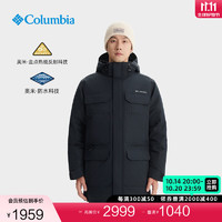 Columbia哥伦比亚户外24秋冬男金点防水冲锋衣鸭绒650蓬羽绒服WE9667 010 L(180/100A)