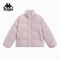 Kappa卡帕背靠背羽绒服外套女款2024冬季运动保暖防寒服女潮 红色-5526 S
