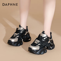 DAPHNE 达芙妮 女款老爹鞋 2024新款春季厚底增高休闲运动鞋 ZJ