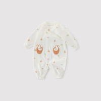 巴厘小猪（BALIPIG）【云雾棉】宝宝连体衣春秋季纯棉长袖哈衣超萌婴儿衣服 兔兔的蔬菜园子 100cm