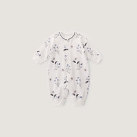 巴厘小猪（BALIPIG）宝宝秋季衣服新生儿a类纯棉哈衣初生儿全棉爬服春秋款婴儿外出服 花开物语 66cm