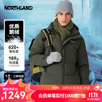 诺诗兰【乐寒】新款男士鹅绒羽绒服高蓬防跑绒杜邦三防石墨烯羽绒外套