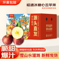 京觅 云南冰糖心丑苹果 8斤单果210g+ 新鲜水果生鲜红富士 源头直发