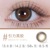 【入会9.9尝鲜】moody美瞳日抛迷你系列2片装彩色隐形眼镜女 575