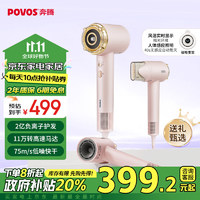 奔腾（POVOS）吹风机家用电吹风筒新一代大功率高速负离子大风力速干低噪音H100【8折】