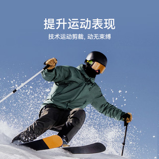 凯乐石（KAILAS）BM45 LT中性款硬壳滑雪服夹棉冲锋衣ApexHeat保暖FLT 3L防水夹克 碧石绿【媲美700蓬鹅绒】 2XL