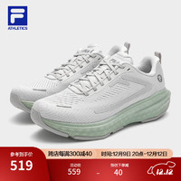 FILA 斐乐 女鞋ENERGY 2路跑鞋2024春季跃动2跑步鞋运动鞋 雨雾灰-NC 38.5