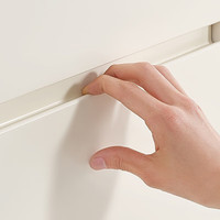 全友家居简易学习书桌家用电脑桌椅套装带收纳柜小户型方桌子129525 【米白】单书桌(不含书椅)