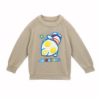 千趣会(SENSHUKAI)童装男童女童毛衣奥特曼系列秋冬上衣纯棉儿童针织套头衫红色毛衣 米色 120cm