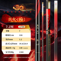 刘志强真火极超轻小综合竿鱼竿手竿超轻超硬品牌钓鱼竿渔具鲫鱼竿