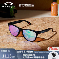 OAKLEY欧克利FROGSKINS休闲运动眼镜男女款时尚简约户外墨镜护目镜9245 谱锐智高尔夫-E4