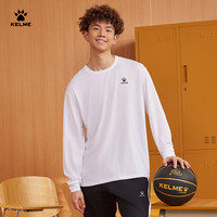 KELME卡尔美长袖T恤男2024秋冬美式投篮训练卫衣篮球运动上衣