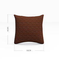 曲美家居包豪斯中古风现代家用客厅设计师侘寂风休闲疯马皮沙发椅 织布艺 日落橙-靠包【35天】