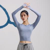秋冬【基础打底】 运动上衣女长袖瑜伽T恤训练服