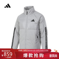 阿迪达斯 （adidas）男子 运动型格系列 LW DOWN JKT 羽绒服 JG5924 A/3XL 灰