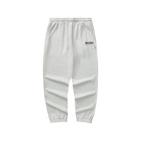 【王星越同款】斯凯奇2024秋季男女款加绒休闲宽松运动长裤 【常规款】男款-浅白花灰/0248/L324M071