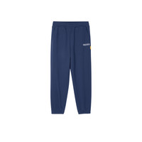 【王星越同款】斯凯奇2024秋季男女款加绒休闲宽松运动长裤 【加绒款】男款-海军蓝/00DU/L324M101 XL