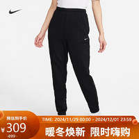 耐克（NIKE）女子 AS W NSW NK CHLL FT HR SWTPNT 运动裤 FN2435-010 黑色 S