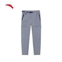 安踏（ANTA）户外国家.地理男子梭织运动长裤2024春秋冬 铅笔灰-2 XXL/男185