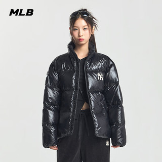 MLB羽绒服男女短款亮面羽绒服秋冬保暖243ADJB2046-50BKS-M