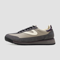 「 同价双11百亿」TRETORN牛皮面男女保暖RawlinsL复古德训鞋 灰/米/紫 38