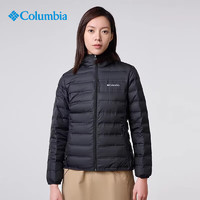 Columbia哥伦比亚2024秋冬户外羽绒服女拒水保暖650蓬连帽外套WR4677 010 M 160/84A