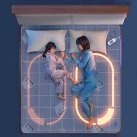 彩虹双温双控电热毯