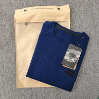 灰壳男士羊毛长袖美利奴羊毛网眼速干保暖上衣户外登山跑步运动 藏青色【17.5μm】 S 130斤以下