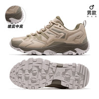 CAMEL骆驼昆仑山2024春秋登山鞋女溯溪徒步鞋子户外网面运动鞋女款 F13A097035，驼色，男款 密网版 42