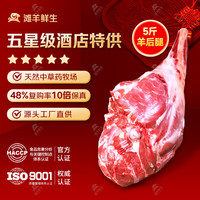 滩羊鲜生 JID联名宁夏滩羊肉 生鲜羊腿羊排羊肉卷烧烤火锅食材羊肉礼盒 5斤羊后腿 5斤羊后腿
